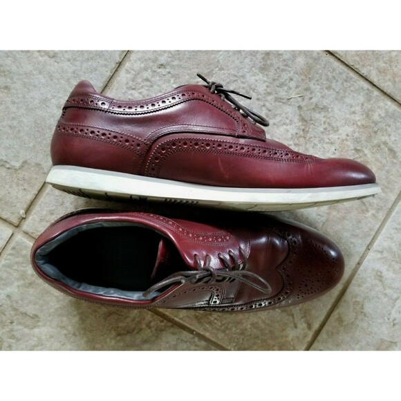 HUGO BOSS leather wing tips SHOES - Made in Italy - Size 42 main image 9
